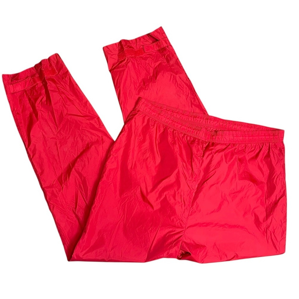 Vintage Woolrich Pants Mens Large Red 100% Nylon Teton Outdoor Hiking Work